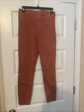 Spanx Women's Rust Slim Stretch Jeanish Jeans Size Medium